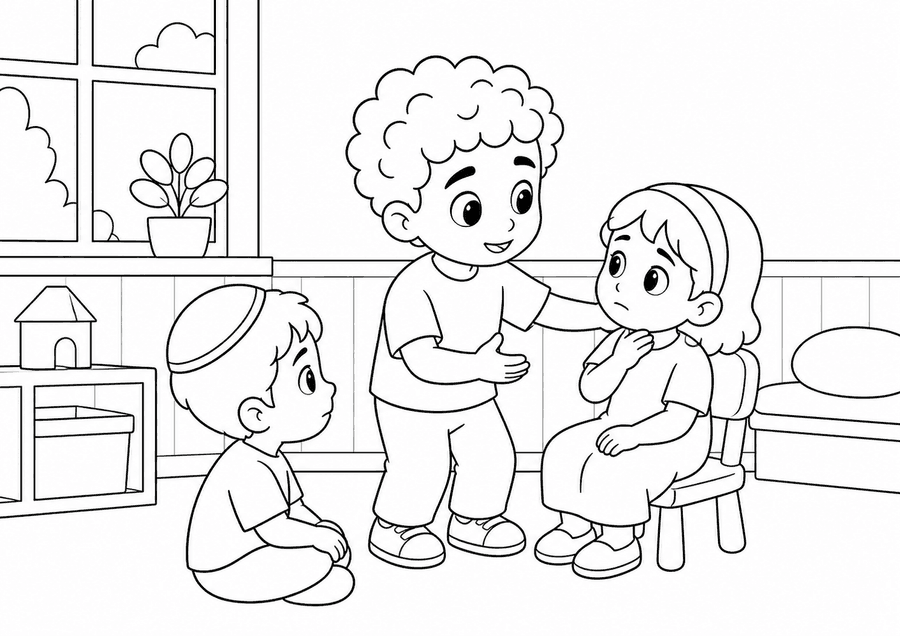 דף צביעה: פרשת דברים