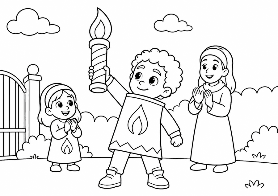 דף צביעה: פרשת ויצא