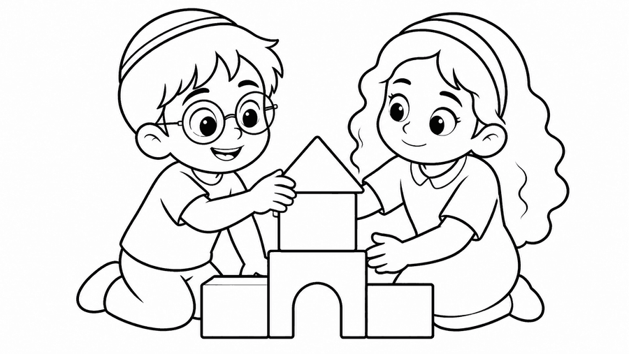 דף צביעה: פרשת שמיני