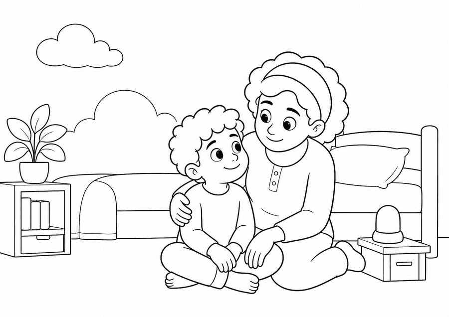 דף צביעה: פרשת בראשית