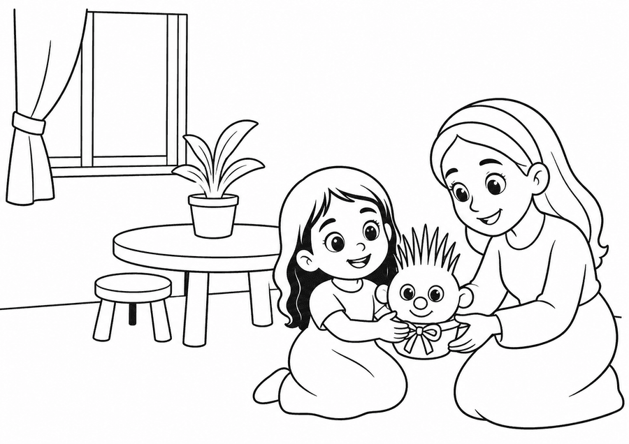 דף צביעה: פרשת יתרו