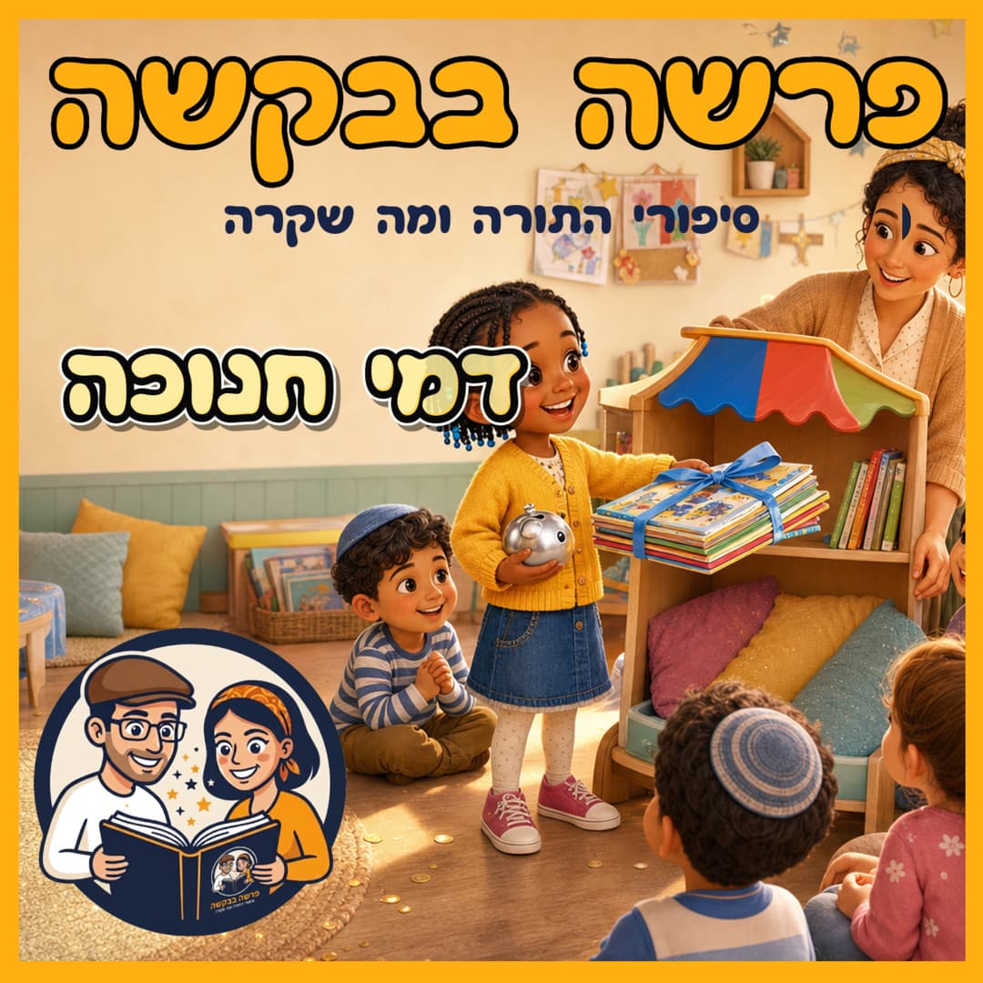 עטיפת הפרק: פרשת מקץ - דמי חנוכה 🕯️🪙