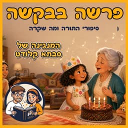 עטיפת הפרק: פרשת תצוה - המנגינה של סבתא קלודט 🎼 🧓
